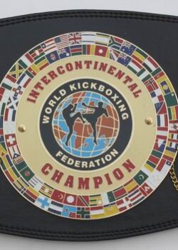 WKF intercontinental title belt