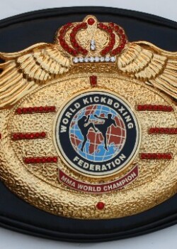WKF MMA World title belt