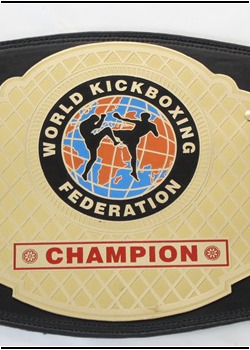 WKF national title belt